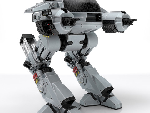 ED 209 OCP Robocop movie 1987 Modelo 3D