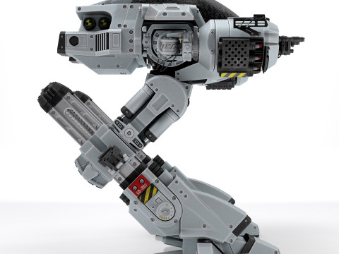 ED 209 OCP Robocop movie 1987 Modelo 3D