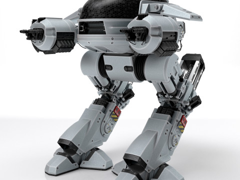 ED 209 OCP Robocop movie 1987 Modelo 3D