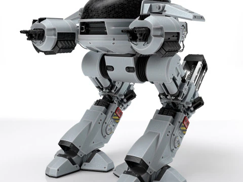 ED 209 OCP Robocop movie 1987 3D Model