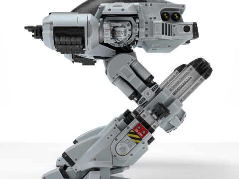 ED 209 OCP Robocop movie 1987 Modelo 3D