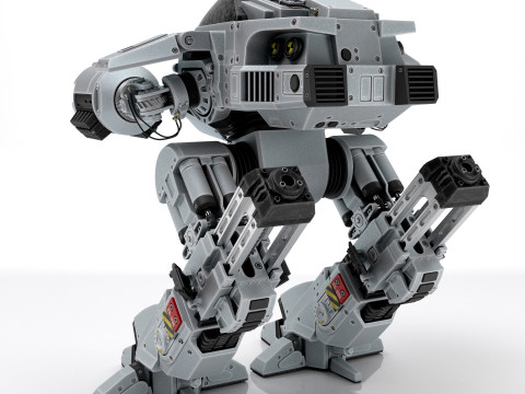 ED 209 OCP Robocop movie 1987 Modelo 3D