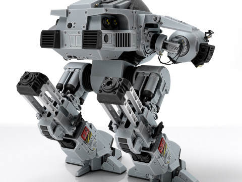 ED 209 OCP Robocop movie 1987 Modelo 3D