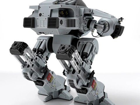 ED 209 OCP Robocop movie 1987 3D Model
