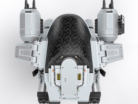 ED 209 OCP Robocop movie 1987 Modelo 3D