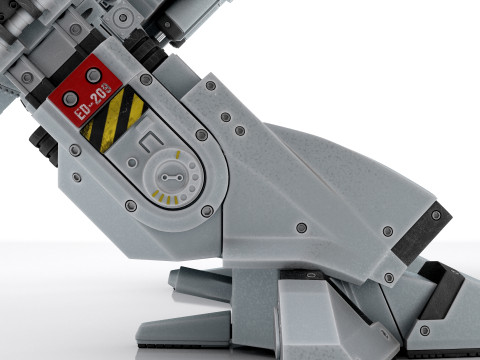 ED 209 OCP Robocop movie 1987 Modelo 3D