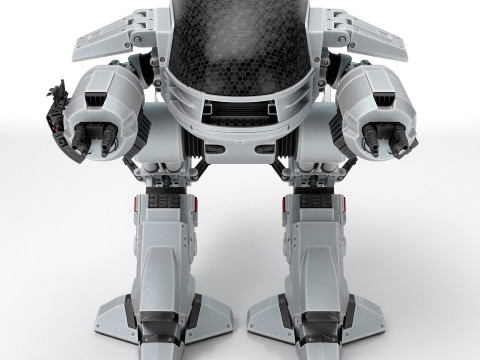 ED 209 OCP Robocop movie 1987 Modelo 3D