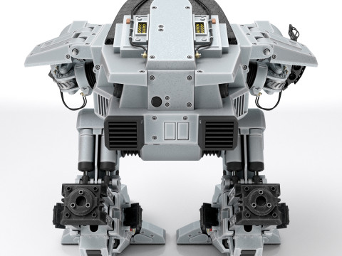 ED 209 OCP Robocop movie 1987 Modelo 3D
