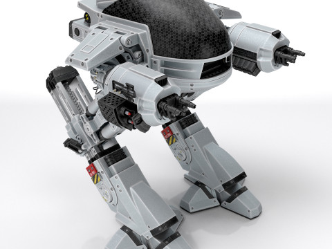 ED 209 OCP Robocop movie 1987 Modelo 3D