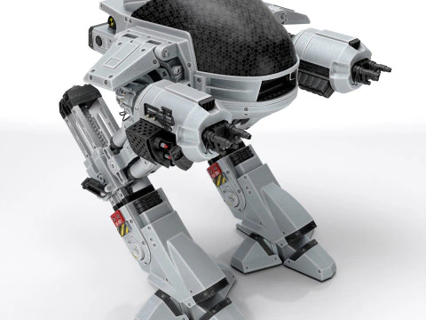 ED 209 OCP Robocop movie 1987 3D Model