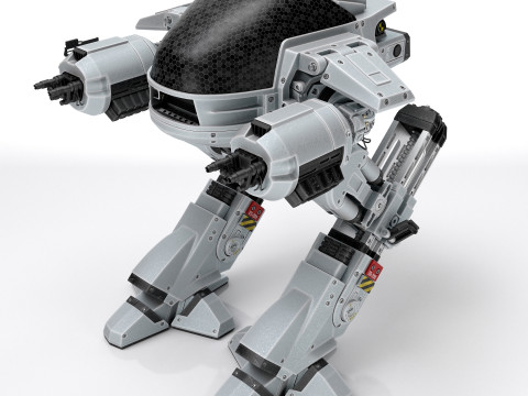 ED 209 OCP Robocop movie 1987 Modelo 3D
