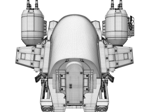 ED 209 OCP Robocop movie 1987 3D Model