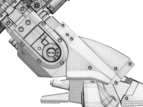 ED 209 OCP Robocop movie 1987 3D Model