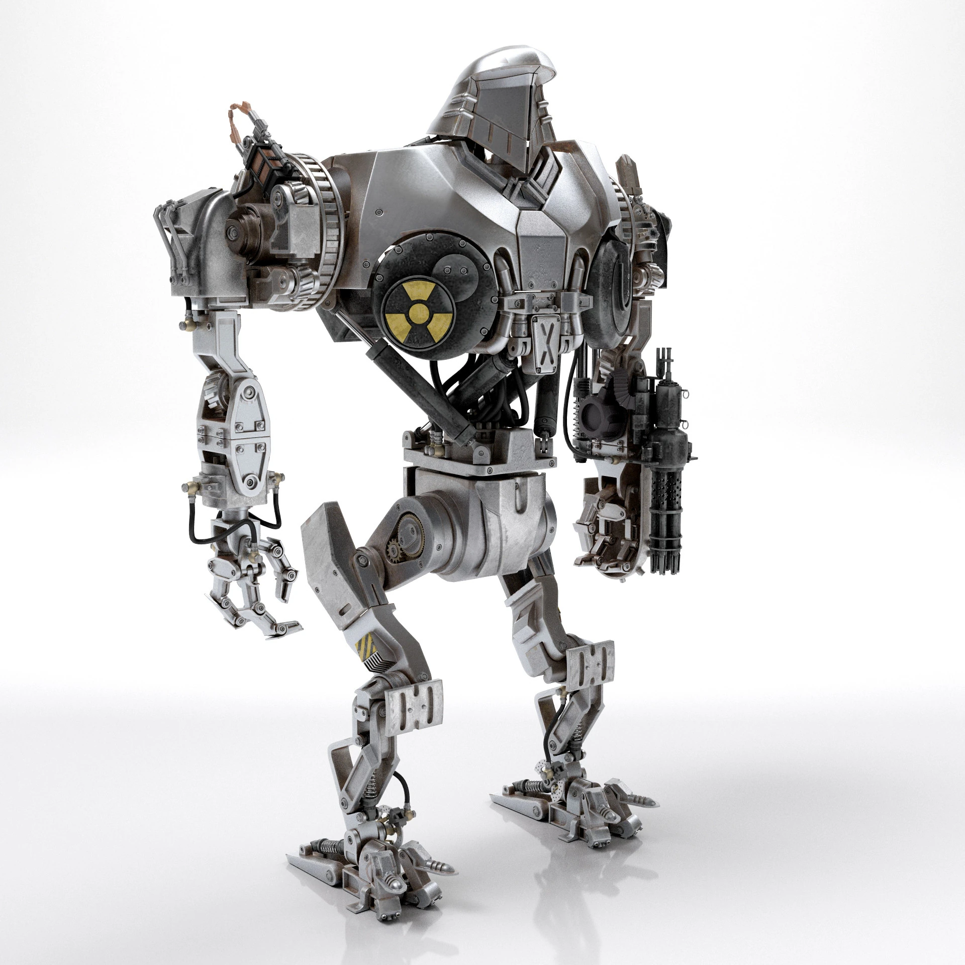 Cain Robocop 2 movie 1990 3D Model .c4d .max .obj .3ds .fbx .stl .blend 