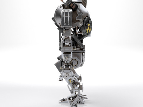 Cain Robocop 2 movie 1990 3D 模型