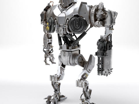 Cain Robocop 2 movie 1990 3D 模型