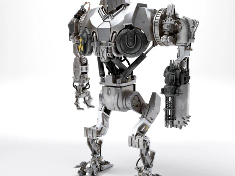 Cain Robocop 2 movie 1990 3D Model
