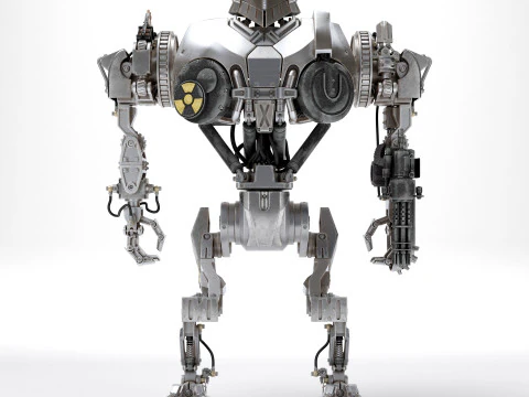Cain Robocop 2 movie 1990 3D Model