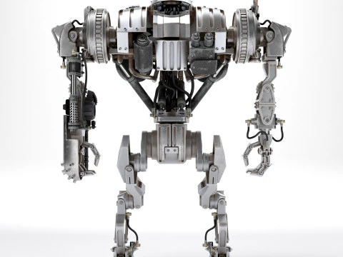 Cain Robocop 2 movie 1990 3D Model