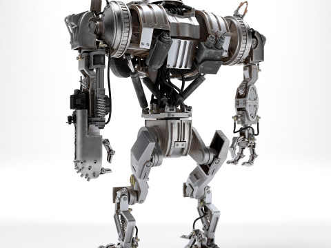 Cain Robocop 2 movie 1990 3D 模型