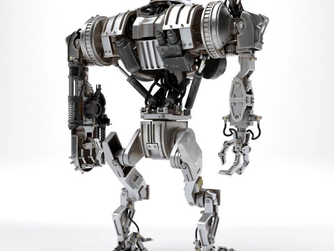 Cain Robocop 2 movie 1990 3D Model
