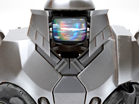 Cain Robocop 2 movie 1990 3D 模型