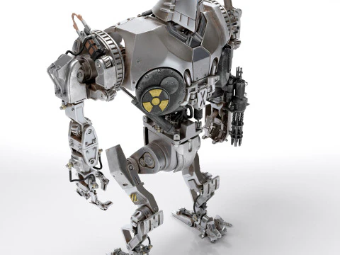 Cain Robocop 2 movie 1990 3D Model