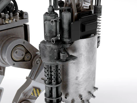 Cain Robocop 2 movie 1990 3D Model