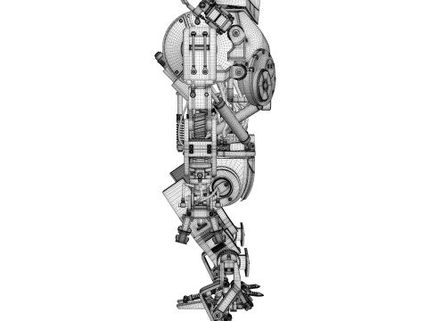 Cain Robocop 2 movie 1990 3D Model