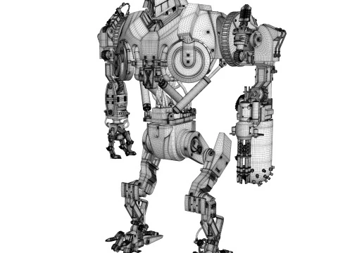 Cain Robocop 2 movie 1990 3D Model