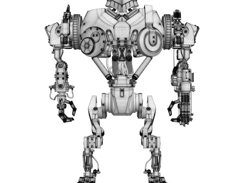 Cain Robocop 2 movie 1990 3D Model
