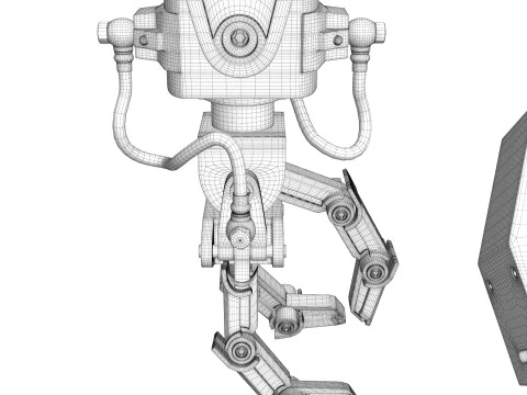 Cain Robocop 2 movie 1990 3D Model