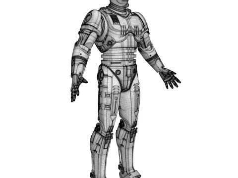 Film RoboCop 1987 Modello 3D