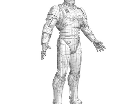 Film RoboCop 1987 Modello 3D