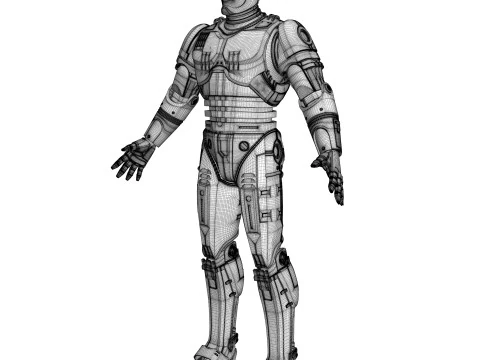 Film RoboCop 1987 Modello 3D