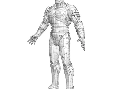 Film RoboCop 1987 Modello 3D