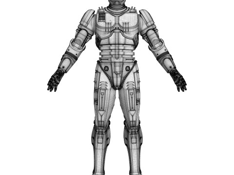 RoboCop Movie 1987 3D Модель