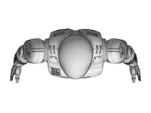 Film RoboCop 1987 Modello 3D