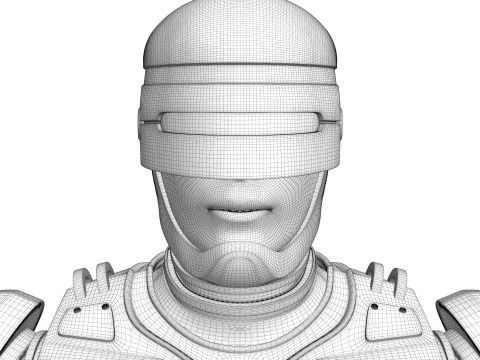 Film RoboCop 1987 Modello 3D