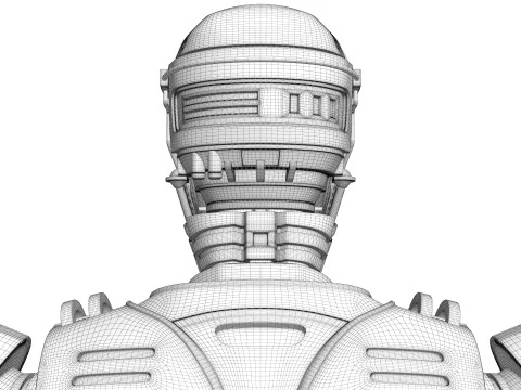 Film RoboCop 1987 Modello 3D
