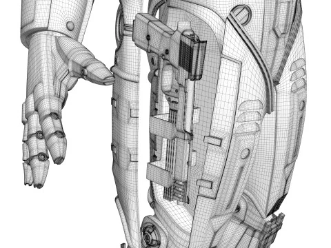 Film RoboCop 1987 Modello 3D