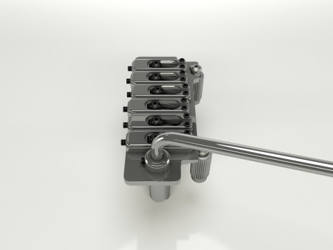 Wilkinson Tremolo Guitar Bridge 3D Model