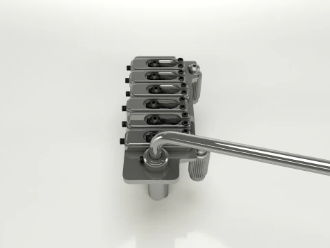 Wilkinson Tremolo Guitar Bridge 3D Model