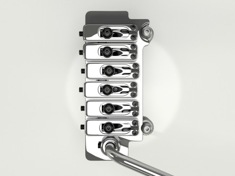 Wilkinson Tremolo Guitar Bridge 3D Model