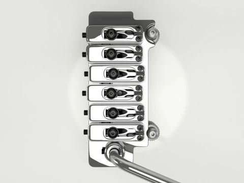 Wilkinson Tremolo Guitar Bridge 3D Model