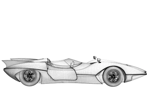 Speed Racer MACH 5 3D Model