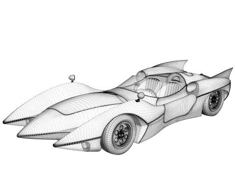 Speed Racer MACH 5 3D Model