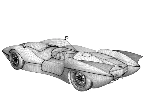 Speed Racer MACH 5 3D Model