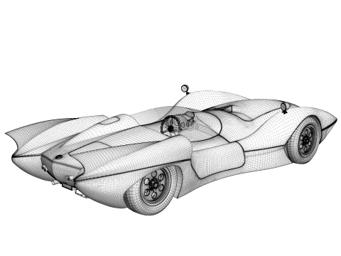 Speed Racer MACH 5 3D Model