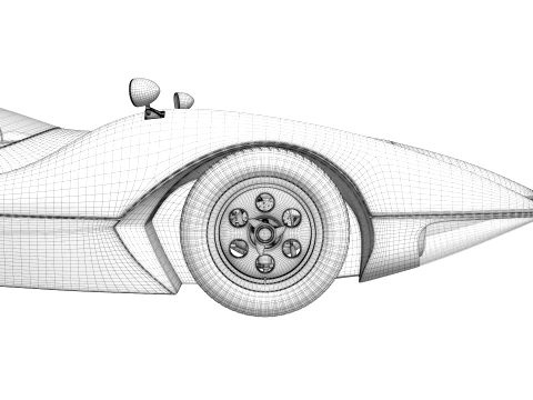 Speed Racer MACH 5 3D Model